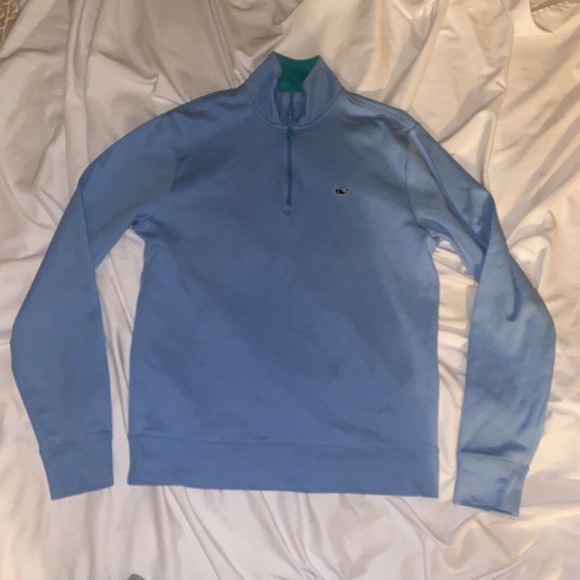 Vineyard Vines Jersey Sweater Size XS Blue Shep Shirt Whale Logo Academia Preppy - Picture 2 of 10